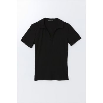 Tricou polo cu model uni
