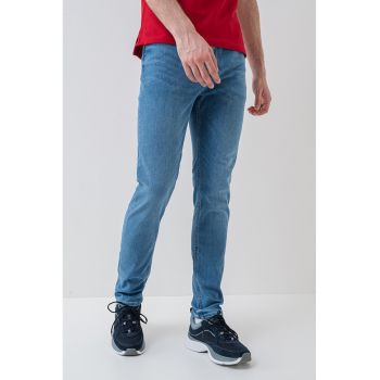 Blugi de denim cu buzunare de firma originali