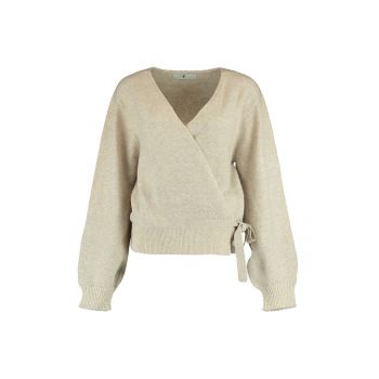 Bluza petrecuta cu decolteu in V