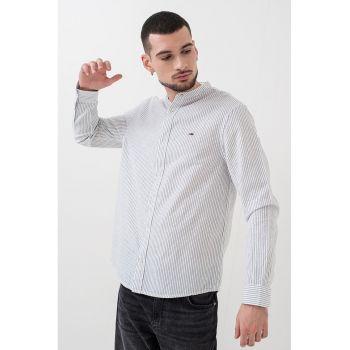Camasa din bumbac organic si in cu model in dungi