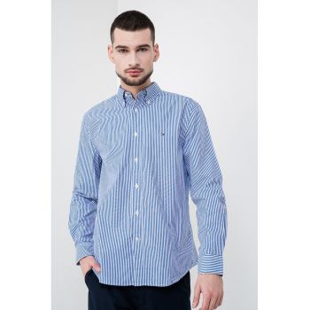 Camasa Oxford de bumbac cu model in dungi
