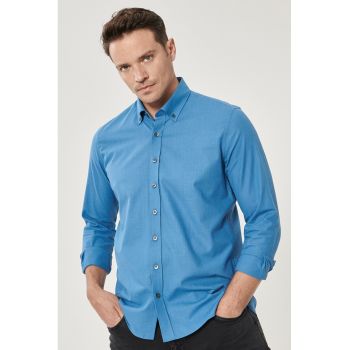Camasa slim fit de bumbac