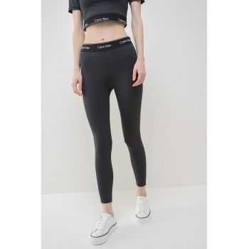 Colanti crop cu banda logo in talie