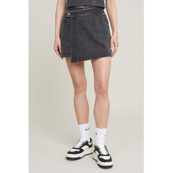 Fusta-pantalon din amestec de bumbac organic