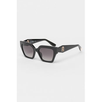 Ochelari de soare cat-eye cu lentile in degrade
