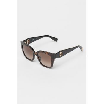 Ochelari de soare cat-eye cu logo