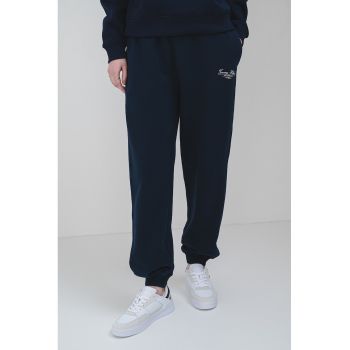 Pantaloni de trening de bumbac cu logo