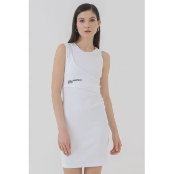 Rochie mini cambrata cu logo