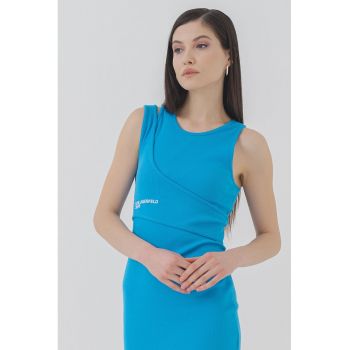 Rochie mini cambrata cu logo
