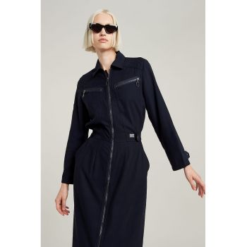 Rochie slim fit cu fermoar