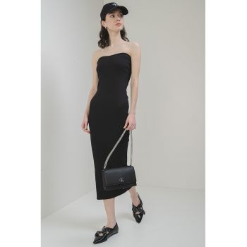 Rochie striata fara maneci
