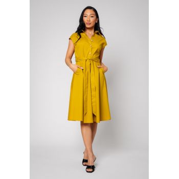Rochie tip camasa Yellow Mustard 12652