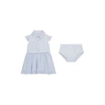 Set de chiloti si rochie evazata din bumbac - 2 Piese