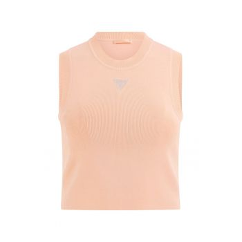 Top crop cu logo discret