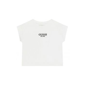 Tricou cu decolteu la baza gatului si logo