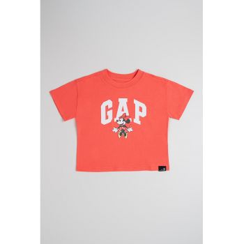 Tricou cu logo si Minnie Mouse