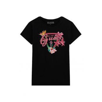 Tricou cu logo stralucitor