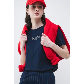 Tricou de bumbac cu imprimeu logo