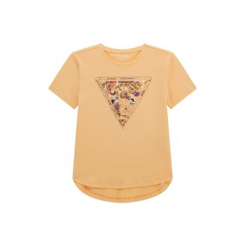 Tricou din amestec de bumbac cu imprimeu logo