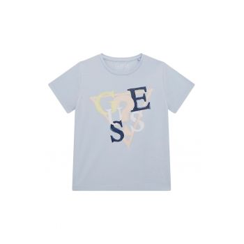 Tricou din amestec de bumbac cu imprimeu logo