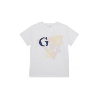 Tricou din amestec de bumbac cu imprimeu logo