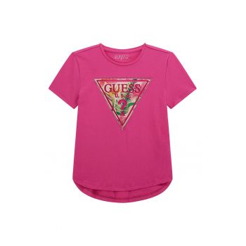 Tricou din amestec de bumbac cu imprimeu logo