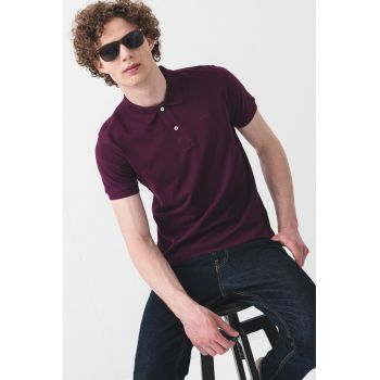 Tricou polo cu model uni