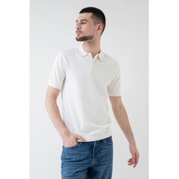 Tricou polo cu model uni