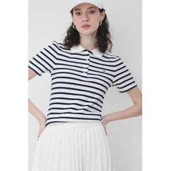 Tricou polo cu model uni si logo discret
