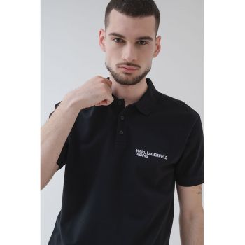 Tricou polo de bumbac cu logo