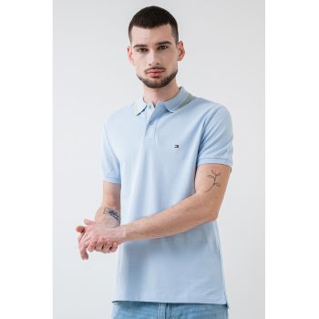Tricou polo din amestec de bumbac organic