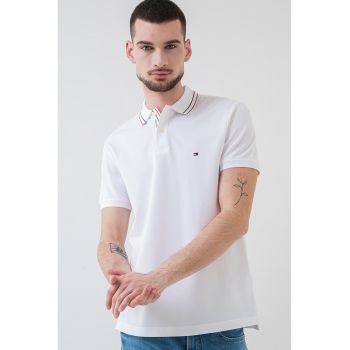 Tricou polo din amestec de bumbac organic