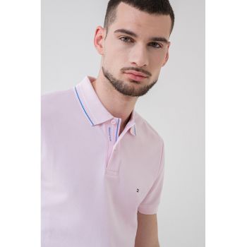 Tricou polo din amestec de bumbac organic