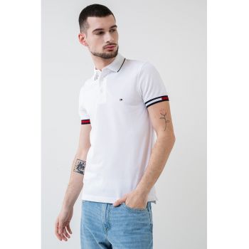 Tricou polo slim fit Signature