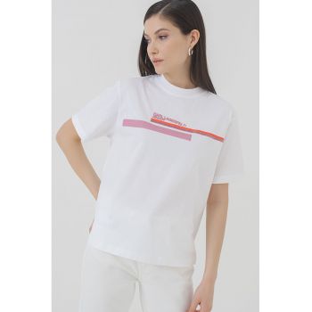 Tricou regular fit cu logo