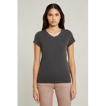 Tricou slim fit de bumbac organic