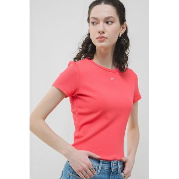 Tricou slim fit striat