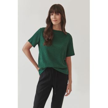 Tricou uni din amestec de lyocell