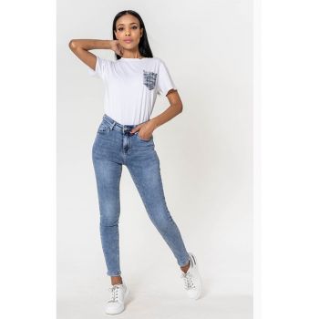 Blugi abastri Push-up Skinny  P505-21 16811