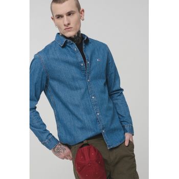 Camasa din denim cu capse de firma originala