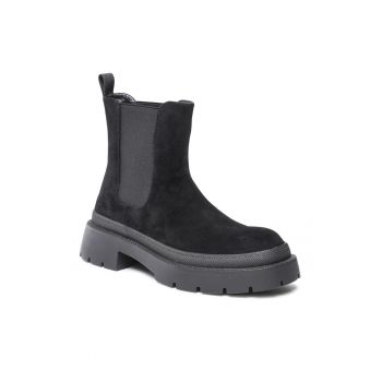 Cizme Chelsea dama -  Textil - Negru