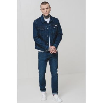 Jacheta din denim cu buzunare de firma originala