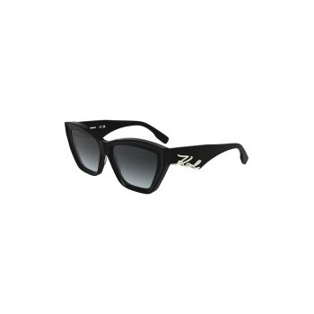 Ochelari de soare cat-eye cu logo