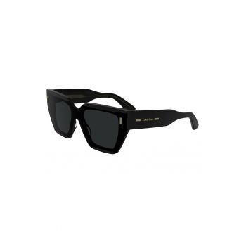 Ochelari de soare cat-eye cu logo