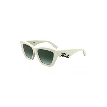 Ochelari de soare cat-eye cu logo