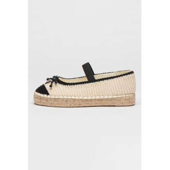 Pantofi loafer din material textil cu elastic