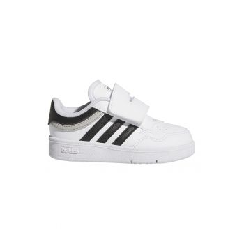 Pantofi sport de piele ecologica cu velcro Hoops 4.0