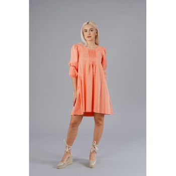 Rochie cu croiala in A si maneci 3/4 Meghan