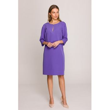 Rochie cu decupaj in forma de lacrima la decolteu -