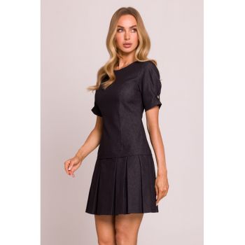 Rochie cu fusta plisata -